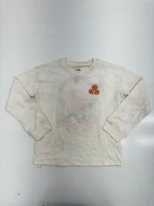 SO White Long Sleeve Graphic Print Shirt Girls Size Small - Picture 1 of 5