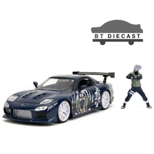 JADA NARUTO SHIPPUDEN 1993 MAZDA RX-7 1/24 with KAKASHI HATAKE FIGURE 35349 - Picture 1 of 8
