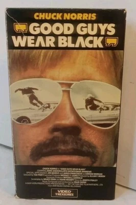 Vintage 1977 Good Guys Wear Black VHS Staring Chuck Norris 1990 VHS Release - Image 1 of 4
