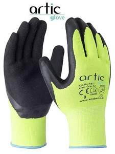 NEU: GRIP AIR von artic® Arbeitshandschuh neongelb Handschuh Montage Verpackung - Bild 1 von 2