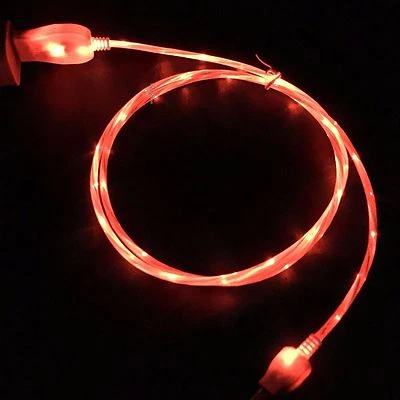 iPhone 12/11/X/8/7//6/5 8 Pin to USB Flowing LED Light-Up Charger Cables - Image 1 of 4