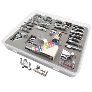 JUEGO DE PIES PRENSA (EN TOTAL 32 PIEZAS) PARA BERNINA ESTILO ANTIGUO Máquina530 730 830+ - Imagen 1 de 5