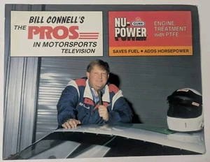 Bill Connell's The Pros In Motorsports Television - NASCAR Card Handout Nu-Power - Picture 1 of 2