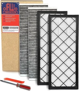 Cabin Air Filter HEPA Air Intake Filter Fits for 4pcs filter Fits for Model Y - Picture 1 of 6