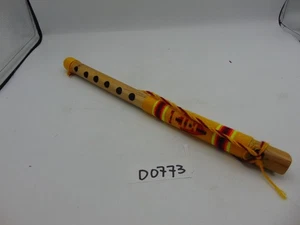 15 3/4" Long Wood Recorder Flute Decorative Native American Style - Picture 1 of 9