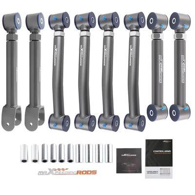 Complete Set Adjustable Control Arms for 1997-2006 Jeep Wrangler TJ w/ Spacers - Image 1 of 4
