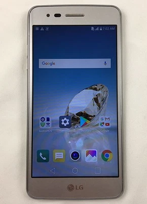 LG LM-X210 Aristo 2 MetroPCS Smartphone [*] GOOD (Silver) - Image 1 of 2