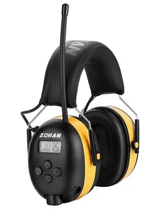 ZOHAN EM042 AM/FM Radio Kopfhörer Digital Display Gehörschutz Rauschunterdrückung - Bild 1 von 10
