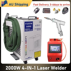 2000W Handheld Laser Welding Cutting Cleaning Cut Rust Paint Remover Machine AU - Foto 1 di 17