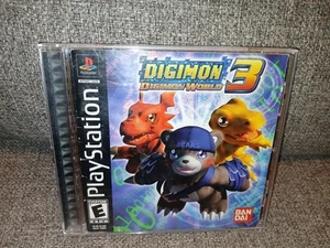 Digimon World 3 (Sony PlayStation 1, 2002) PS1 - SOLO ESTUCHE E ILUSTRACIONES - SIN JUEGO - Imagen 1 de 9
