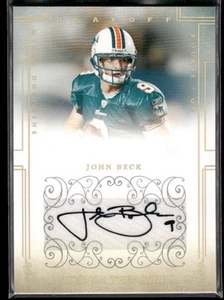 2007 Playoff National Treasures #118 John Beck Signature Gold #/25 - Picture 1 of 2