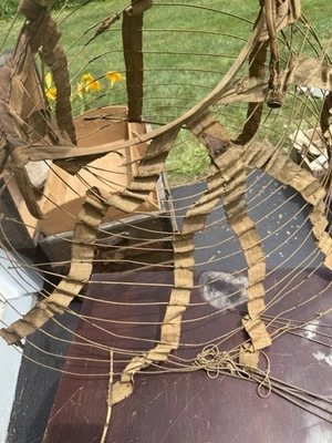 1880’S ANTIQUE HOOP SKIRT WOMANS CLOTHING FOR HALLOWEEN/DRESS-UP-120 YEARS OLD - Image 1 of 4