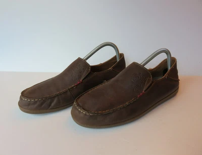 Olukai Nohea Nubuck Convertible Para Mujer 10 Sin Cordones Cuero Mula Cómodo Slide Foto 1 de 4