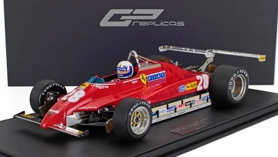 MODELLINO AUTO STATICO GP REPLICAS FERRARI F1 126C2 PIRONI LONG BEACH 1982 1/12 - Immagine 1 di 4