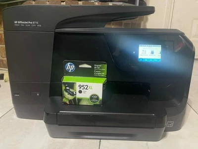 HP OfficeJet Pro 8715 All-In-One Printer – USED – NEEDS INK! - Image 1 of 4