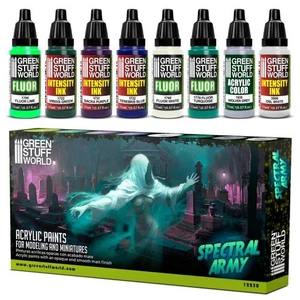 Green Stuff World Paint Set - Spectral Army - Picture 1 of 3