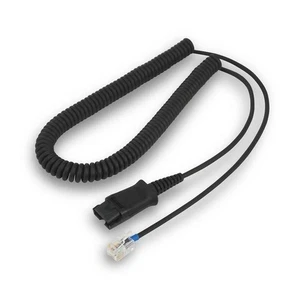 Jabra 8800-01-19 RJ-9 Câble Smart Cord Qd Téléphone Voip IP Poe Quick Disconnect - Photo 1/2