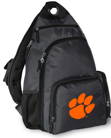 Clemson Crossbody Backpack SUPER STRONG BALLISTIC NYLON Single Strap Cross Cover