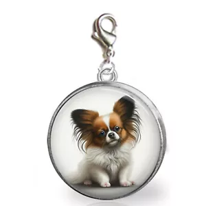 Dije Mariposa Cachorro Perro para Pulseras Familia Furbaby Amor Regalo Hecho a Mano - Imagen 1 de 1