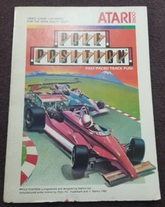 Vintage 1982 Atari 2600 Pole Position Game Program Instructions Booklet - Picture 1 of 2