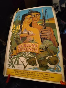 Vintage Puerto Rico Künstler Ed Vera Poster 1973 SIEBDRUCK POSTER - Bild 1 von 7