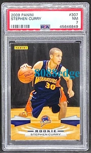 2009-10 PANINI ROOKIE CARD: STEPHEN CURRY #307 RC PSA 7 NEAR MINT - Picture 1 of 2