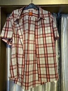 Mend Hugo Boss Short Sleeve Shirt Xl - Picture 1 of 3