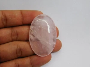 Pink Rose Quartz Gemstone Natural Cabochon Loose For Jewelry 111 Cts. ME-4456 - Imagen 1 de 4