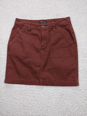 Horny Toad  Skirt Womens Small Green Beige Skirt A Line Mini Dark Wash - Image 1 of 4