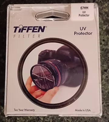 Genuine OEM TIFFEN 67 mm UV Coated Glass Lens Protector Filter Safety - Image 1 of 3