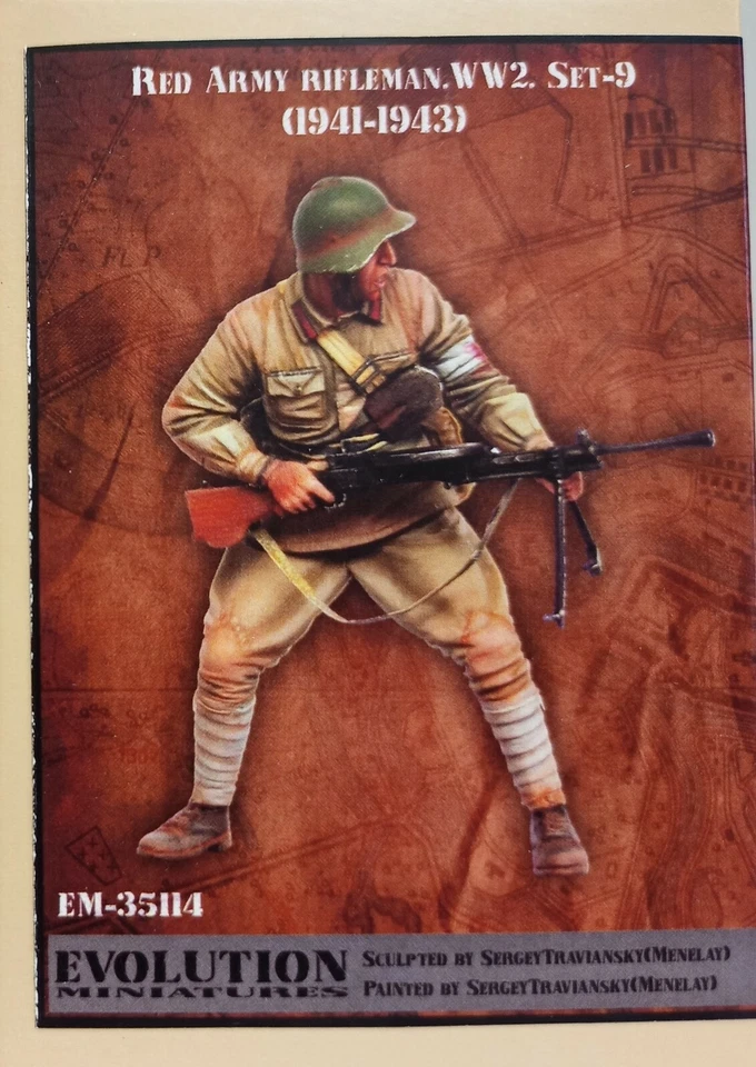 MODELLISMO - Red Army Rifleman WWII set-9 1941-43 - EVOLUTION Scala 1/35 - Immagine 1 di 1