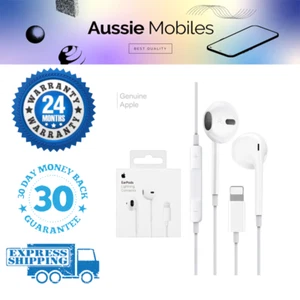 GENUINE NEW Apple Lightning Earphones Headphones EarPods A1748 for iPhone , iPad - Picture 1 of 1