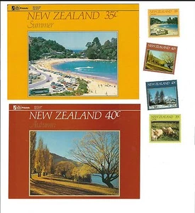 Estampillas y postales de Nueva Zelanda 1982 4 temporadas como nuevas - Imagen 1 de 4