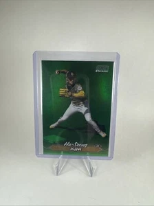 2024 Topps Stadium Club - Chrome Green Refractor #204 Ha-Seong Kim - Picture 1 of 2