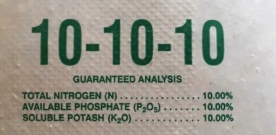 10-10-10 Fertilizante Todo Uso Césped, Jardín, Granja y Parcela Alimentaria Foto 1 de 4