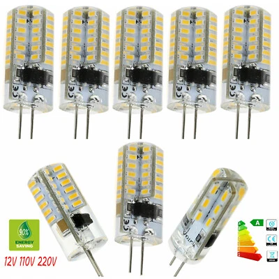 1/10X LED Silicone Crystal Bulb Mini G4 3014 SMD Light Lamp 3W 5W 12V 110V 220V - Image 1 of 4