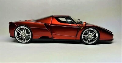 Ferrari Race Car1 18Racing Racer Custom Built Metal Body Model24Carousel Red12 - Image 1 of 4