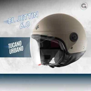 CASCO TUCANO URBANO EL JETTIN 22.06 SABBIA TG.L - Foto 1 di 1