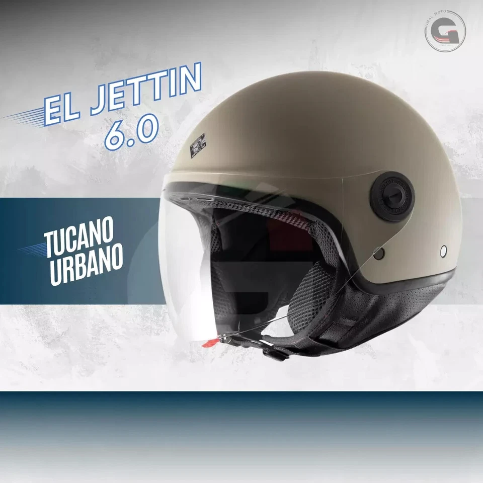 CASCO TUCANO URBANO EL JETTIN 22.06 SABBIA  TG.L - Immagine 1 di 1