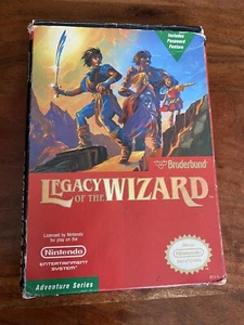 Legacy of the Wizard (Nintendo Entertainment System) - Game & Box Only - Tabs - Picture 1 of 3
