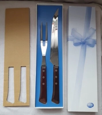 AMC Tranchierbesteck Vorlagebesteck Messer und Gabel NEU - Bild 1 von 4