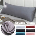 Cotton Body Pillow Cover Soft Double Body Long Pillowcase for Bedding 20*51 Inch