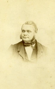 Frankreich Lille Portrait Mann altes Foto CDV Leblondel 1870' - Bild 1 von 3