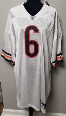 Camiseta Chicago Bears Jay Cutler NFL Blanca Malla Cosida Talla 56 Reebok Onfield NUEVA Foto 1 de 4