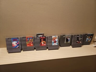 Nintendo NES Original Game Lot Mario Kirby kong Baseball Immortal Sky Shark  - Image 1 of 4