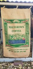 Maui Hawaii Coffee Burlap Bag