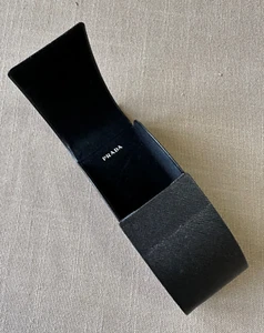 Prada authentic glasses black magnetic hard case in excellent condition - Picture 1 of 3