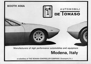 1968 De Tomaso Mangusta Stampa Originale Annuncio - Foto 1 di 1