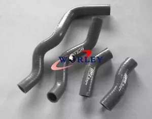 Radiator Coolant Silicone Hose for Kawasaki KLX250 1993-2010 KLX250S 06-14 BLACK - Foto 1 di 6