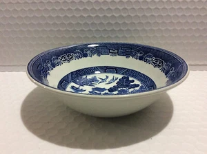 Johnson Brothers Blue Willow Cereal Bowl 5 7/8" Bowl Made in England - Picture 1 of 7
